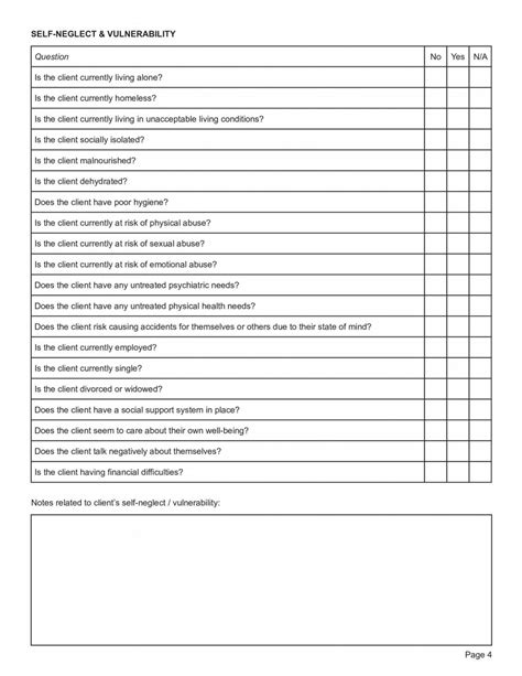 Mental Health Risk Assessment PDF