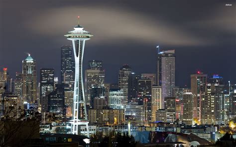 Seattle Skyline Wallpapers - Wallpaper Cave | Seattle wallpaper ...