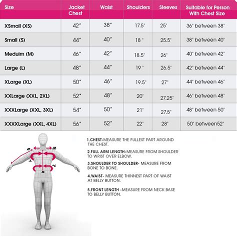 Size Chart | Men’s Measurement | Woman’s Measurement