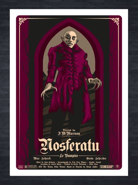 Nosferatu fictional movie poster | Etsy