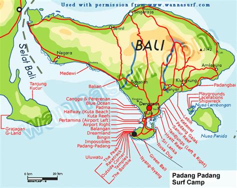 bali-surf-spots-map | Bali surf, Surf maps, Bali map