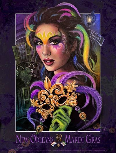 2024 Mardi Gras Poster | Mardi Gras New Orleans