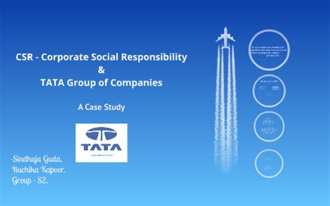 CSR - TATA Group of Companies, a case study by Sindhuja Guda on Prezi