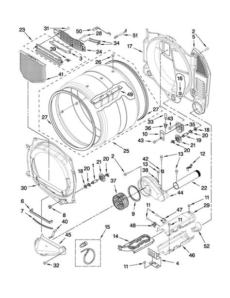 Amana Gas Dryer Parts Diagram