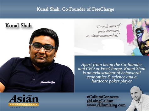 Kunal Shah, Co-Founder of FreeCharge #Entrepreneur #Entrepreneurs # ...