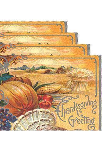 18 Best Thanksgiving Placemats - Thanksgiving Paper Placemats to Buy Now