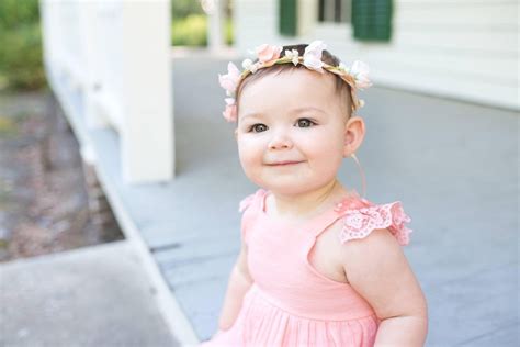 Baby Flower crown headband Bridal photo prop first birthday portraits mother daughter sizes hair ...