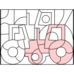 Mars rover maze coloring page | Free SVG