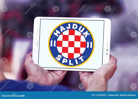 Hajduk Split Football Club Logo Editorial Photography - Image of club, international: 112709587