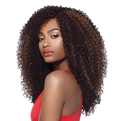 Amazon.com : Outre Synthetic Hair Crochet Braids X-Pression Braid 4 In 1 Loop Kinky Curl 14" (6 ...