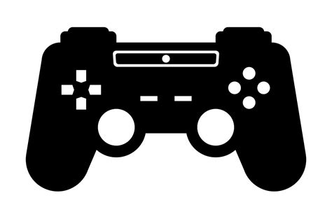 Gaming Pad Game Controller Silhouette Graphic by atlasart · Creative Fabrica