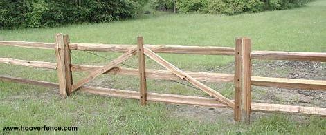 3-Rail Western Red Cedar Split Rail Gate Kits with Galvanized Steel Frames - Hoover Fence Co ...