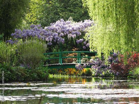 Monet gardens Stock Photo | Adobe Stock