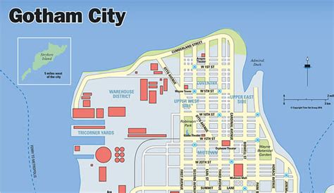 Batman V. Superman: Gotham City & Metropolis Maps Revealed