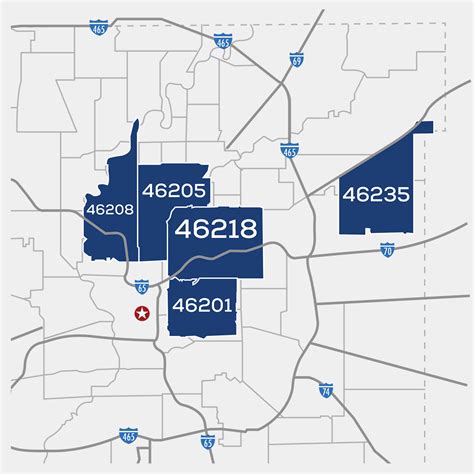 Indianapolis Zip Code Map | Map Of The World