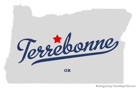 Map of Terrebonne, OR, Oregon