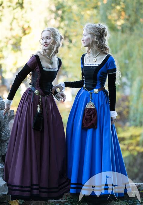 \Cosplaydiy Custom Made Renaissance Women Dress Medieval Clothing Adult Victorian Medieval Side ...