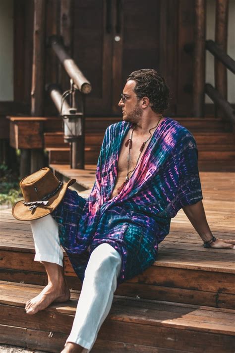 Ibiza Kimono for Men / Festival Kimono / Kaftan / Shawl / Boho - Etsy