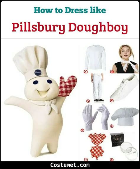 Pillsbury Doughboy Costume for Cosplay & Halloween