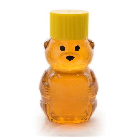 2 Oz. Honey Bear - Cute Honey Bears With 2 Oz. Of Raw, Local Honey