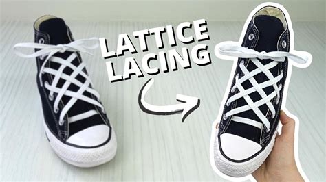 LATTICE LACING TUTORIAL - (EASY Shoelace Design) - YouTube