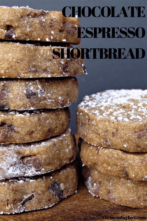 Espresso Chocolate Shortbread Cookies | Recipe | Chocolate shortbread cookies, Cookie recipes ...