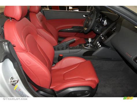 Red Interior 2012 Audi R8 Spyder 5.2 FSI quattro Photo #71954863 ...