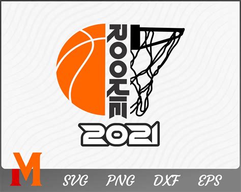 Rookie 2021 Basketball SVG Basketball Cut File Png Vector | Etsy