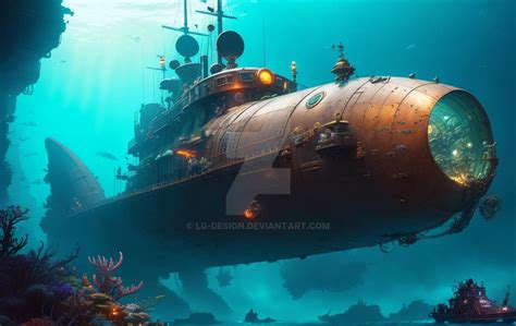 Steampunk Submarine by LG-Design on DeviantArt