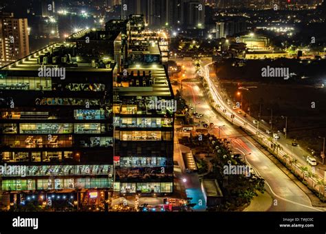 Night cityscape at Pune India Stock Photo - Alamy