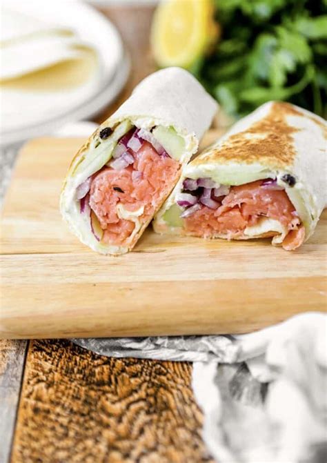 Smoked Salmon Wrap - A Seasoned Greeting