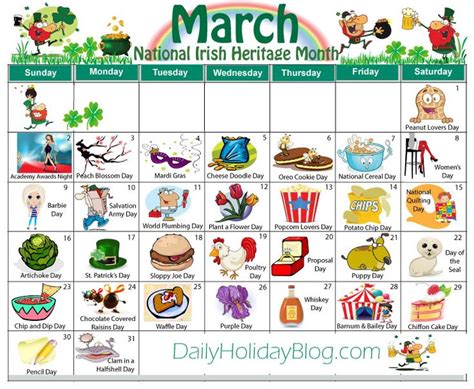 Funny March Holidays 2024 - Dixie Frannie