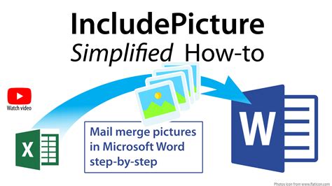 INCLUDEPICTURE Simplified: Mail Merge Pictures in Word for Microsoft ...