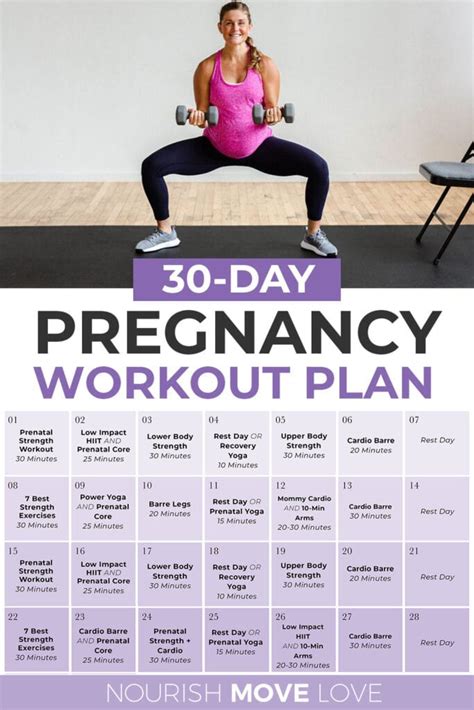 8 First Trimester Exercises (Prenatal Workout Video) | Nourish Move Love