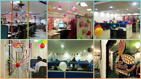 Cubicle Decorations For Diwali | Shelly Lighting