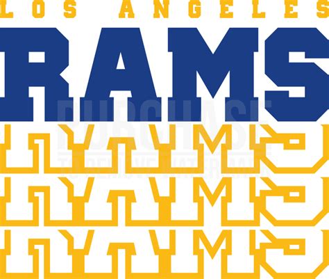 Los Angeles Rams Design Set Svg Files Nfl Football Cr - vrogue.co