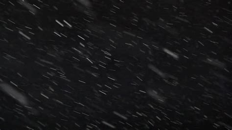 Footage Of Snow Falling Isolated On Black Stock Footage SBV-311043160 ...
