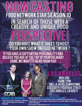 Food Network Star Open Call Los Angeles