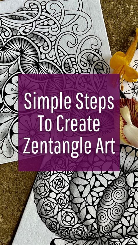 Create Zentangle Art With Simple Step By Step Instructions | Zentangle patterns, Zen doodle ...