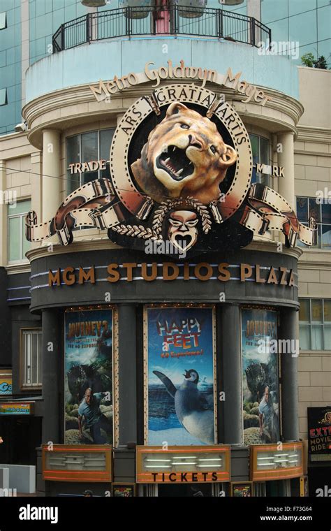 Metro Goldwyn Mayer. MGM Studios Plaza. Leo the Lion mascot. Clifton ...