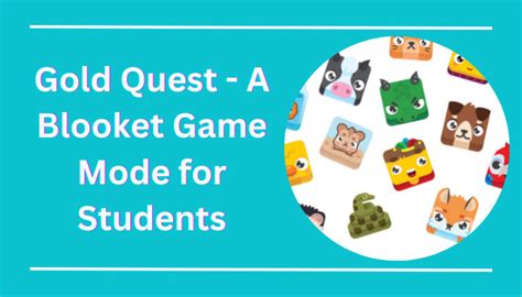 Gold Quest - A Blooket Game Mode for Students