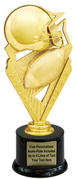 8" Football Action Trophy Kit with Pedestal Base | Football Trophies ...