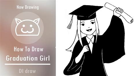 How to Draw Graduation Girl - YouTube