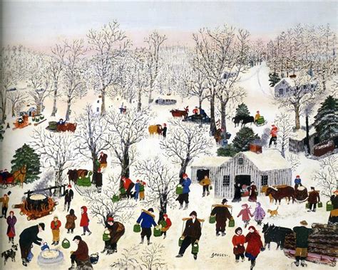 Sugaring Off, 1955 - Grandma Moses - WikiArt.org