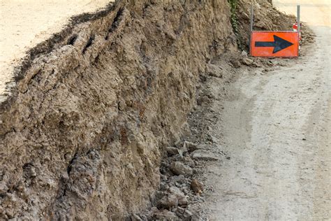 Dig the roadside with signs. 7518704 Stock Photo at Vecteezy