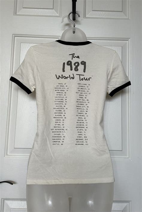Taylor Swift 1989 Tour Polaroid Ringer T-Shirt NEW/NEVER WORN Size XS | eBay