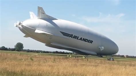 Airlander 10 crash (close-up & slow motion) - YouTube