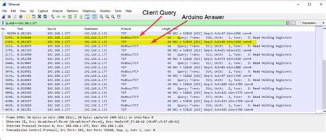 Arduino Modbus TCP Slave (server): IDE example - Networking, Protocols ...