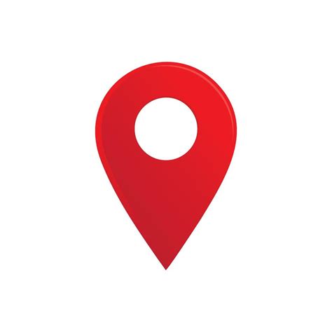 Location pin icon vector. Pin location icon design illustration. Location icon simple sign ...