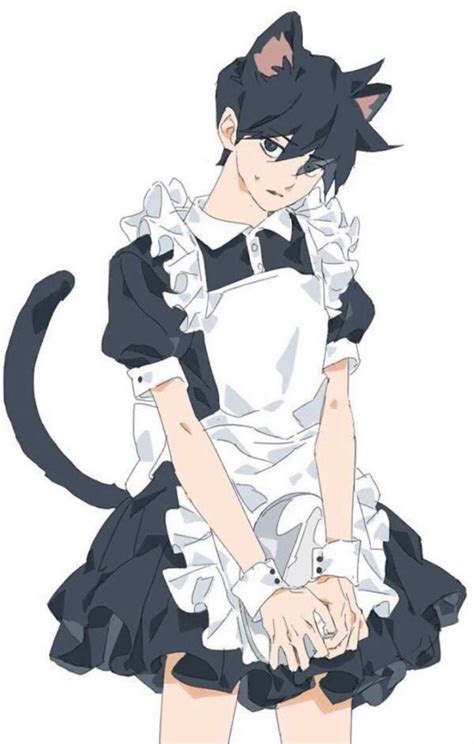 Pin by Justine! on ・femboys | Anime cat boy, Maid outfit anime, Anime maid